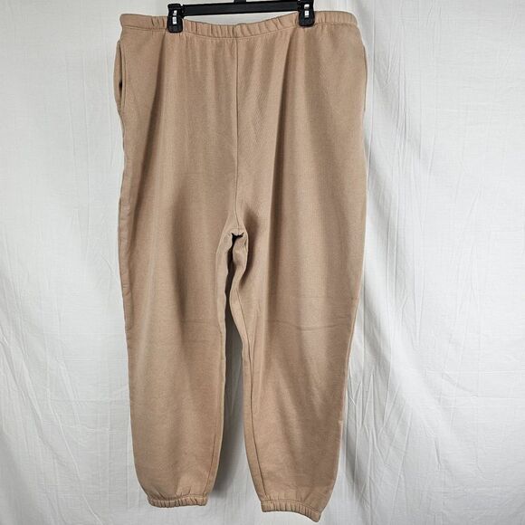 NUUDS Lightweight Lounge Sweatpants Tan Size XXXL  Jogger - Picture 1 of 8